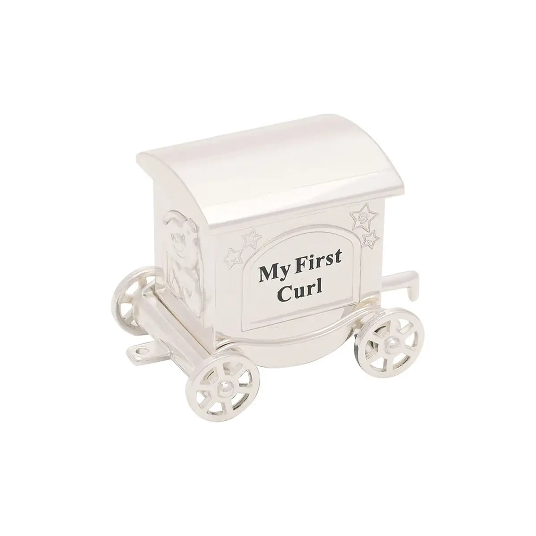 Celebrations Silverplated Train, Tooth and Curl Carriages Set My First Curl Carriage Picture