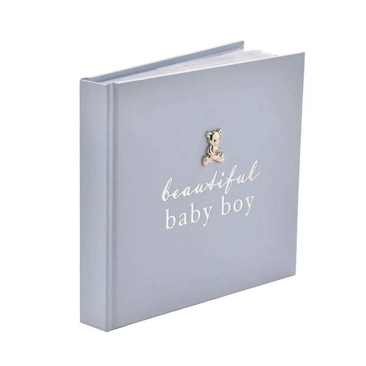 Bambino Beautiful Baby Boy Blue Photo Album Front Picture