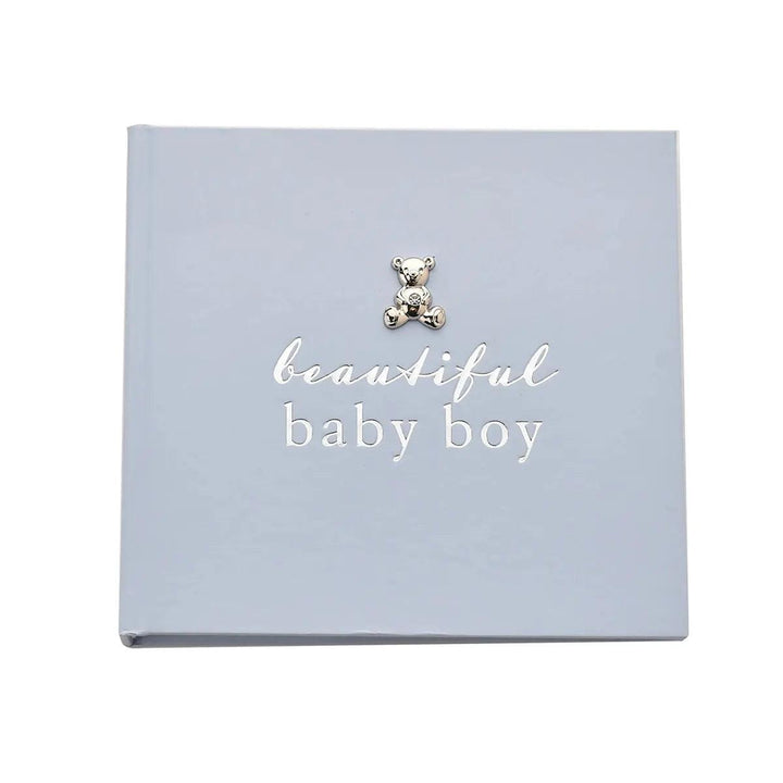 Bambino Beautiful Baby Boy Blue Photo Album Front Picture