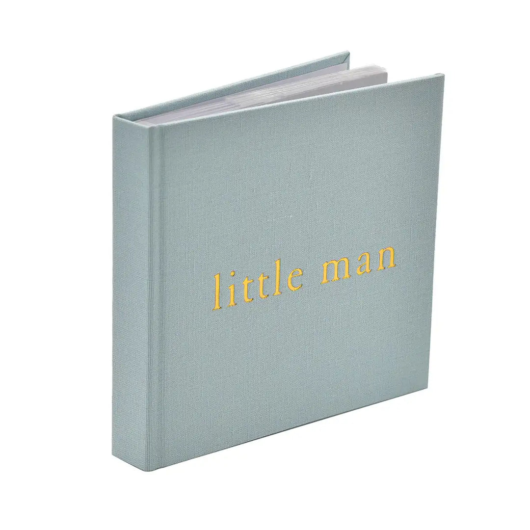 Bambino Little Man Blue Linen Photo Album Main Picture