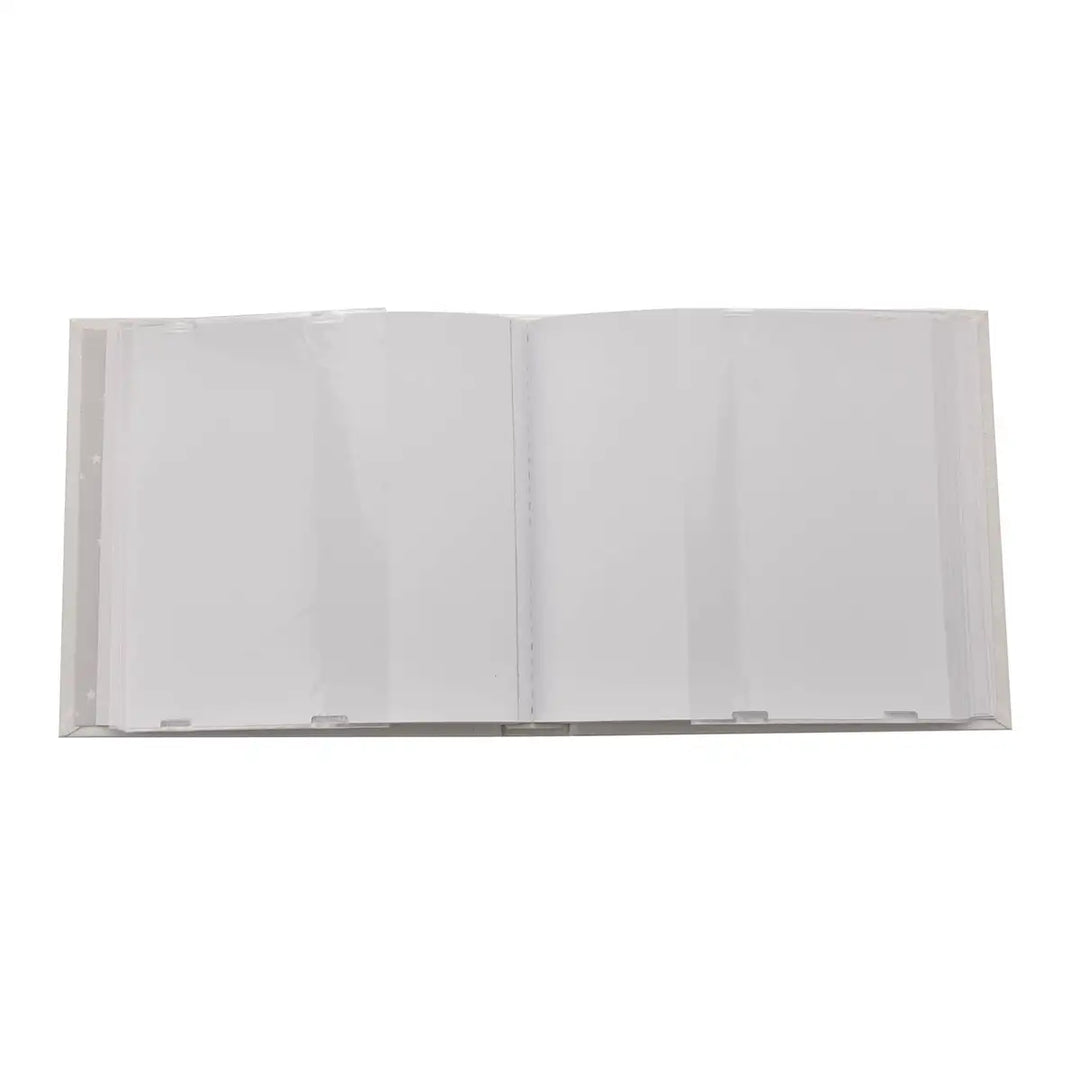 Bambino White Linen Little One Photo Album Inside Picture