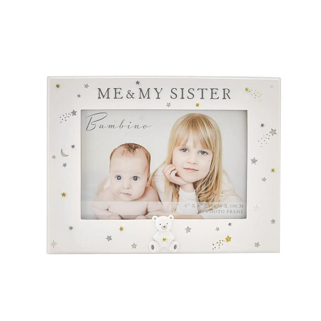 Bambino Me & My Sister Photo Frame Front Picture