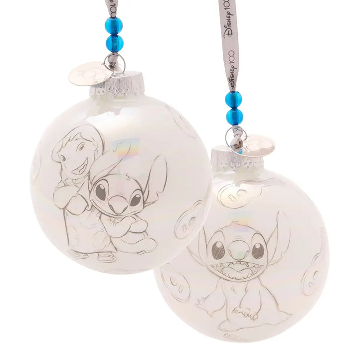 Disney 100 Years Christmas Classic Bauble Winnie the Lilo and Stitch Picture