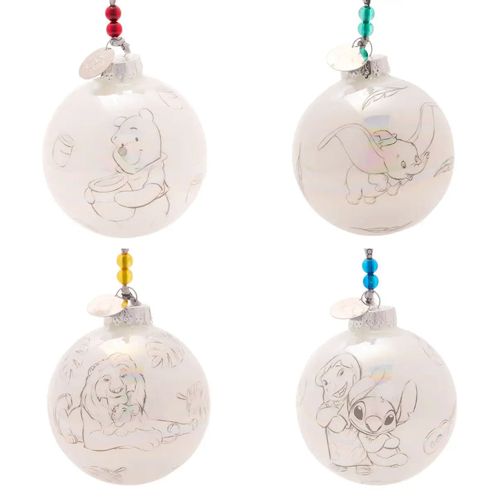 Disney 100 Years Christmas Classic Baubles Set of Four Picture