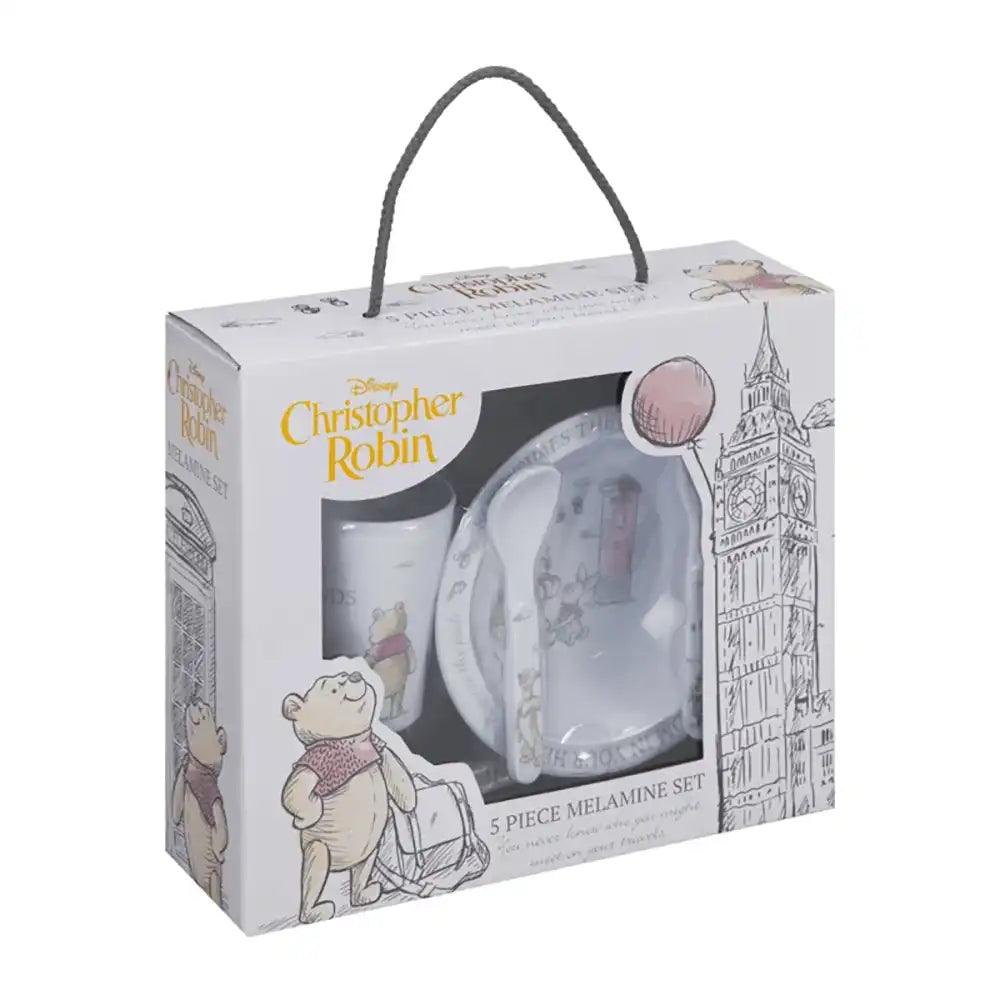 Disney Christopher Robin Five Piece Crockery Set Boxed Picture