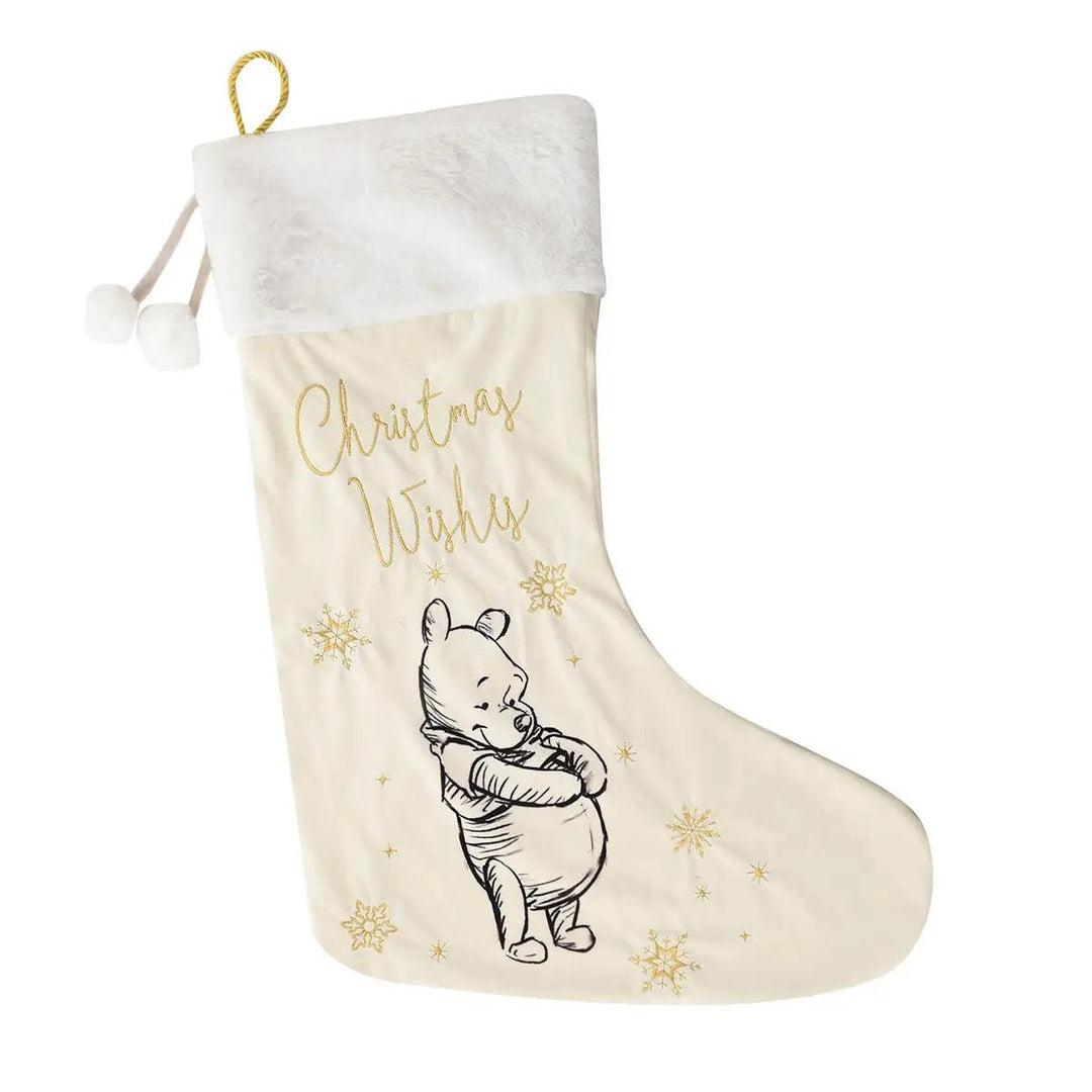 Disney Winnie the Pooh Plus Velvet Christmas Stocking Front Picture