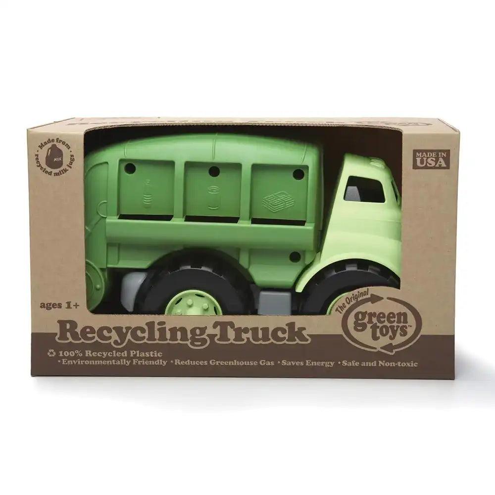 Bigjigs Green Toys 100% Recycled Plastic Green Recycling Truck in Box Picture