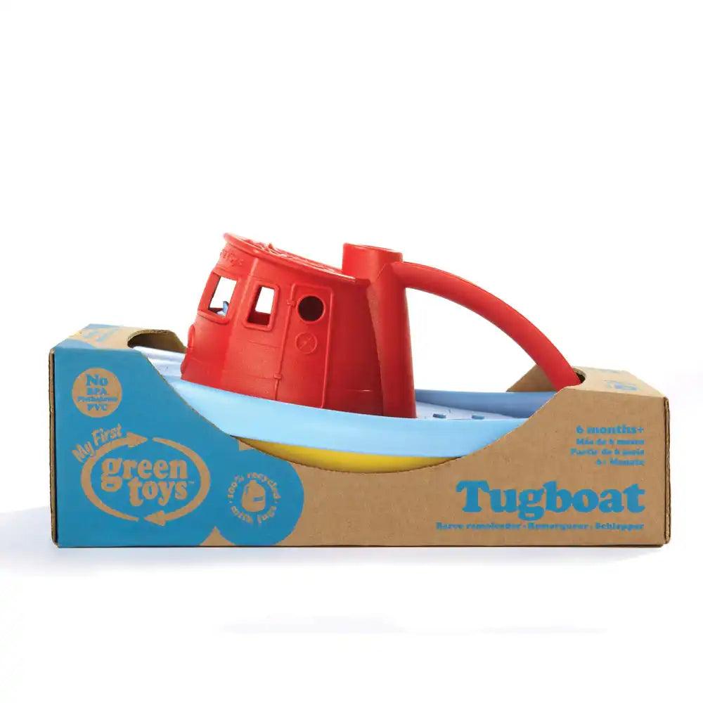 Bigjigs Green Toys 100% Recycled Plastic Red Tug Boat in Box Picture