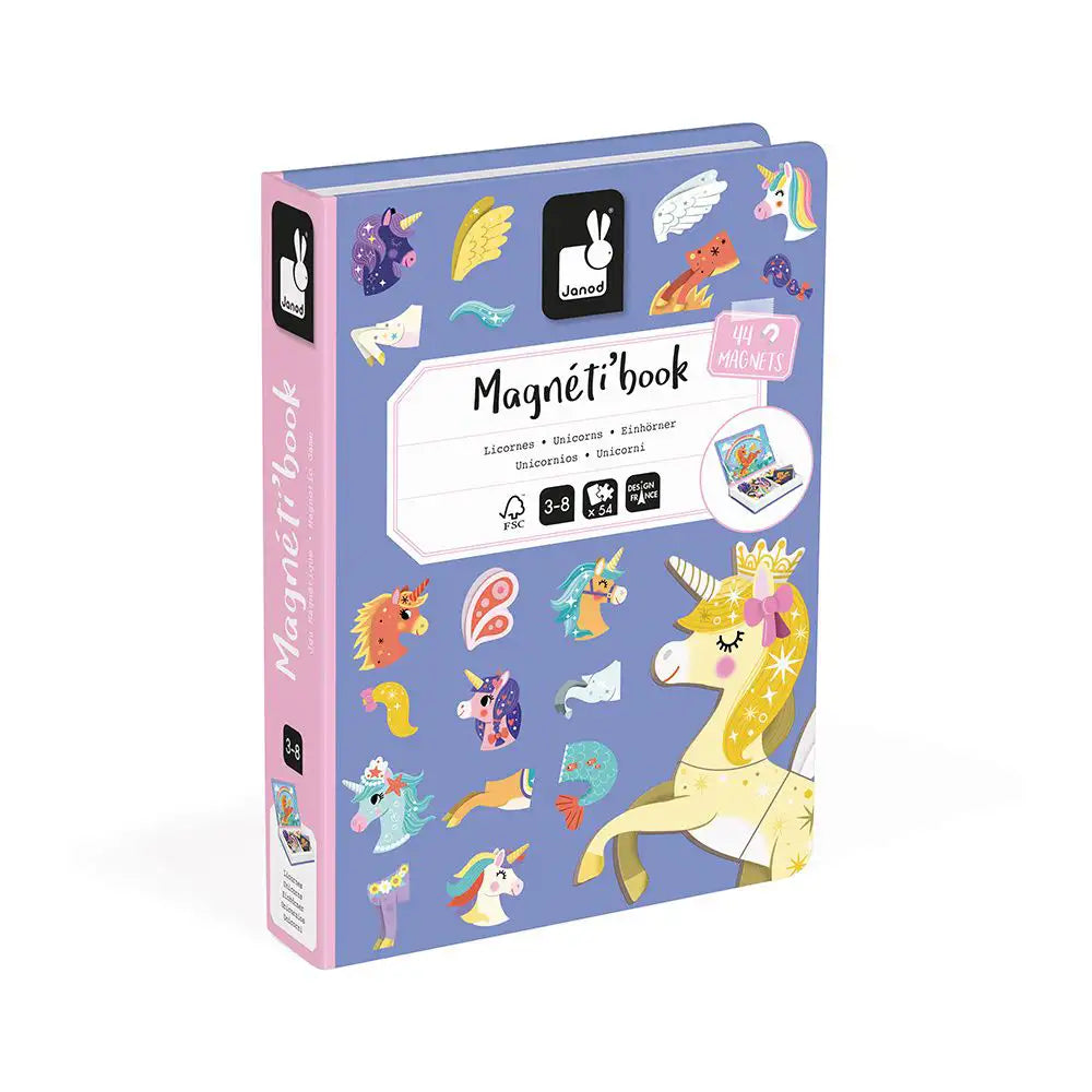 Janod Unicorns Magneti'book Jigsaw Puzzle Main Picture