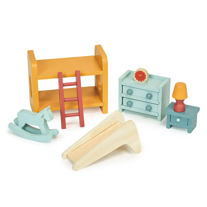 Mentari Wooden Dolls House Chestnut Lane Playroom Furniture Set Main Picture