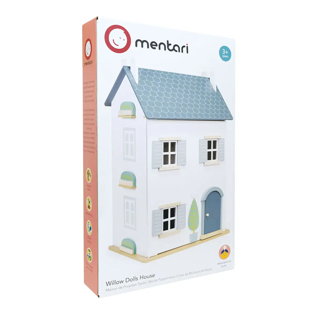 Mentari Wooden Willow Dolls House Box Side Picture