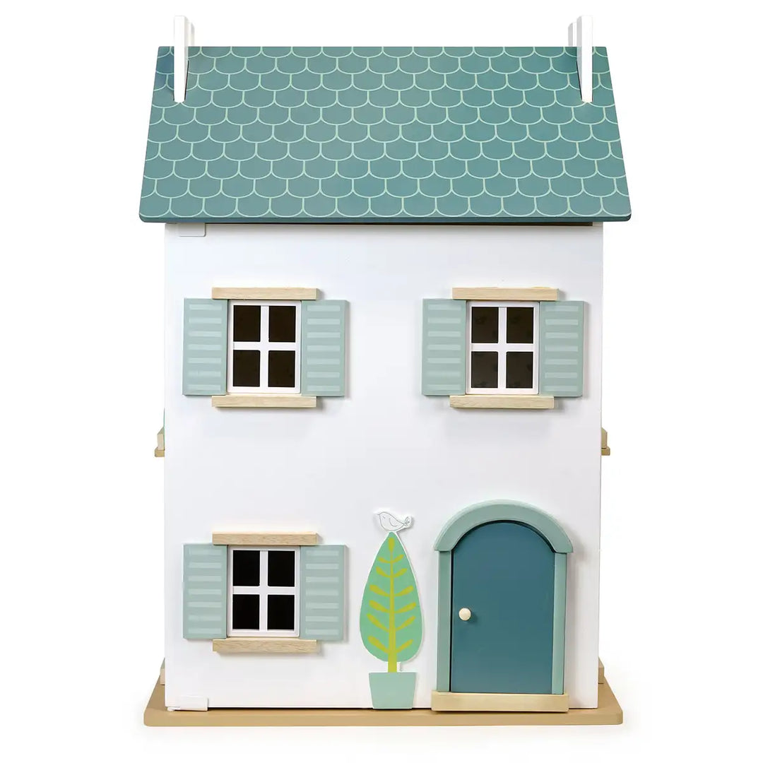 Mentari Wooden Willow Dolls House Front Picture