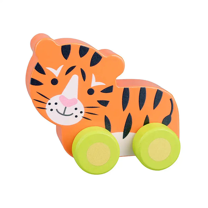 Orange Tree Toys FSC Wooden Tiger First Push Toy Main Picture