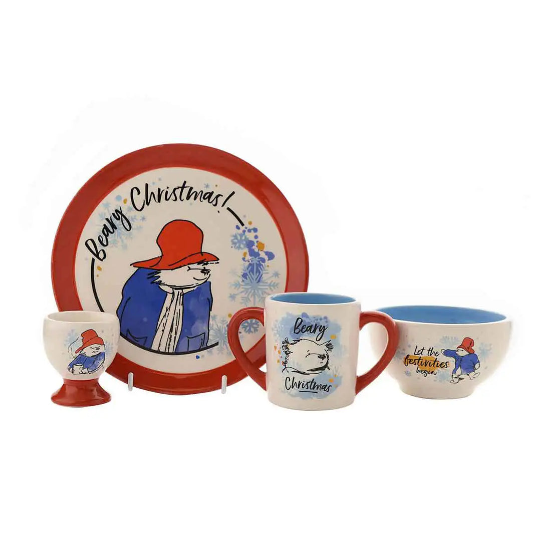 Paddington the Bear Christmas Ceramic Dinner Set Main Picture