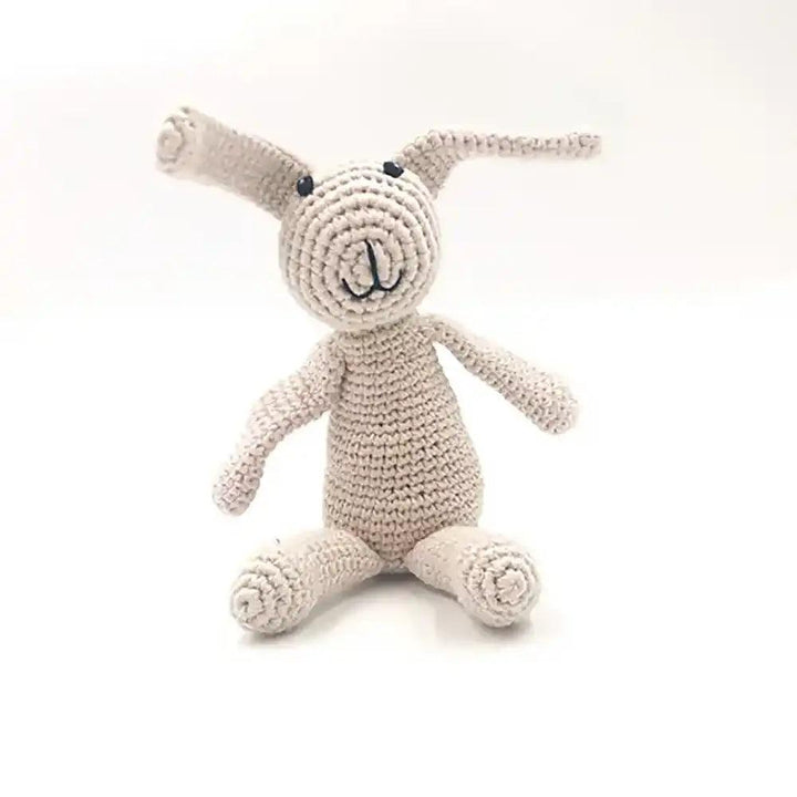 Pebble Handmade Fair Trade Organic Cotton Natural My First Bunny Rattle Main Picture