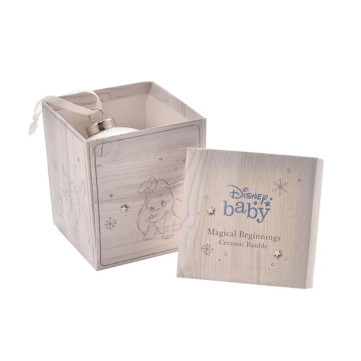 Disney Winnie the Pooh and Piglet Little One Christmas Bauble Box Picture