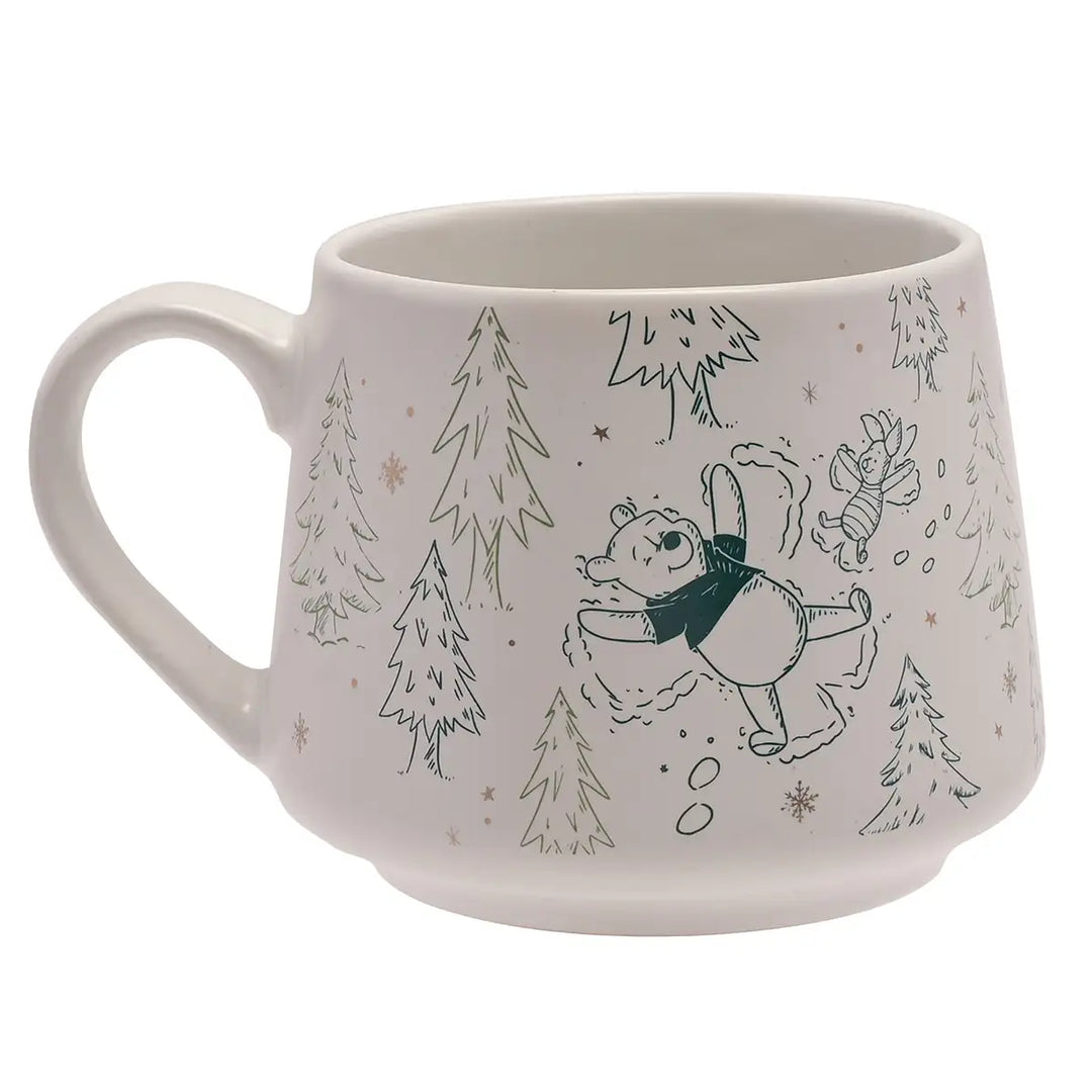 Disney Winnie the Pooh Stoneware Christmas Mug Main Picture