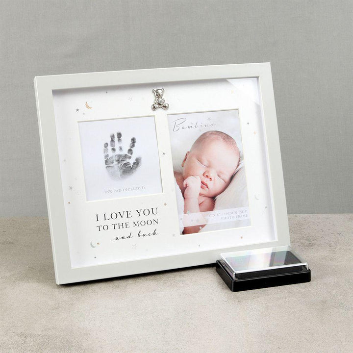 Bambino Hand Print Frame Front Picture with Ink Pad