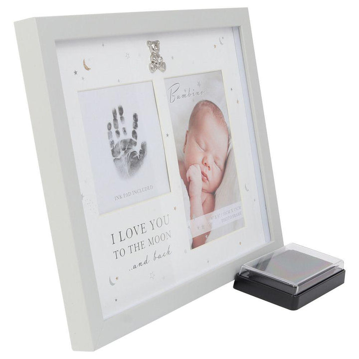 Bambino Hand Print Frame Side Picture with Ink Pad