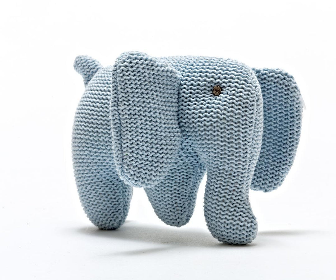 Knitted Organic Cotton Elephant