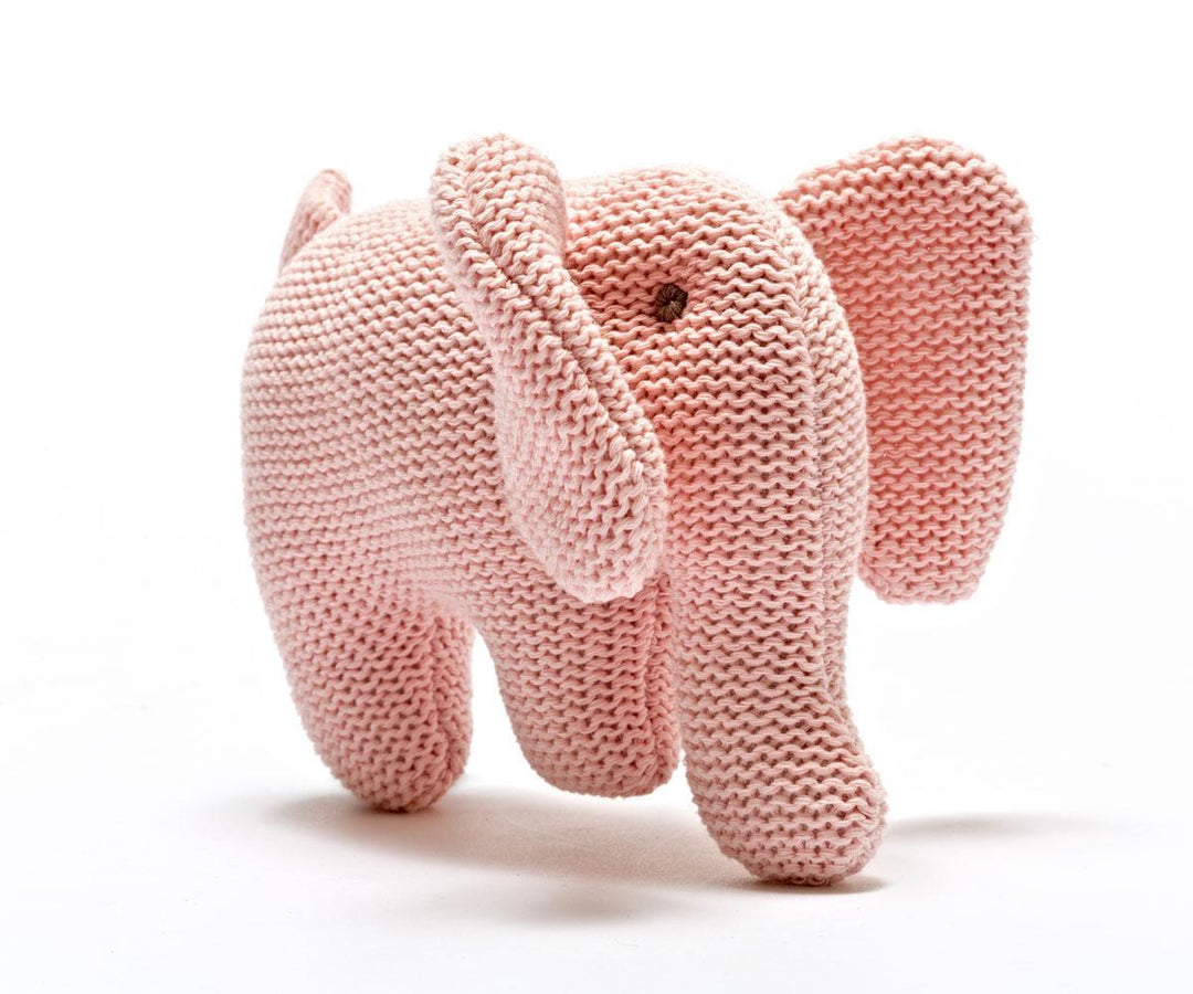 Knitted Organic Cotton Elephant