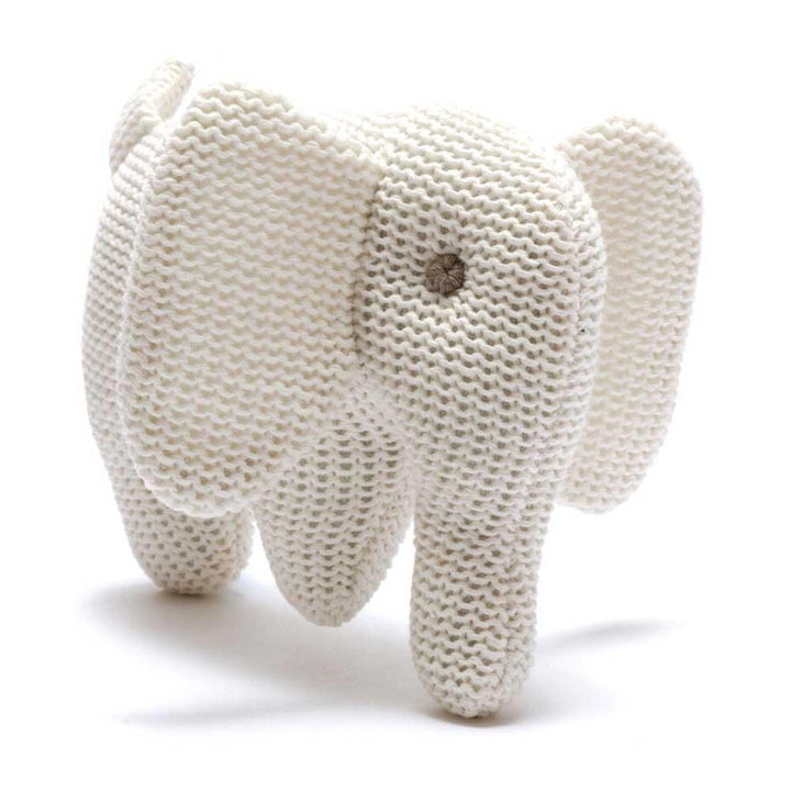 Knitted Organic Cotton Elephant