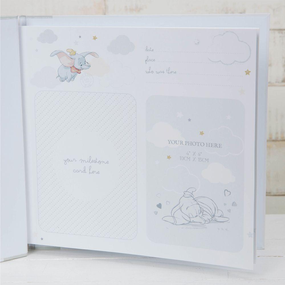 Disney Dumbo Magical Beginnings Milestone Card & Photo Album Set Inside Picture