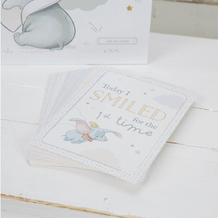 Disney Dumbo Magical Beginnings Milestone Card & Photo Album Set Milestone Card Picture