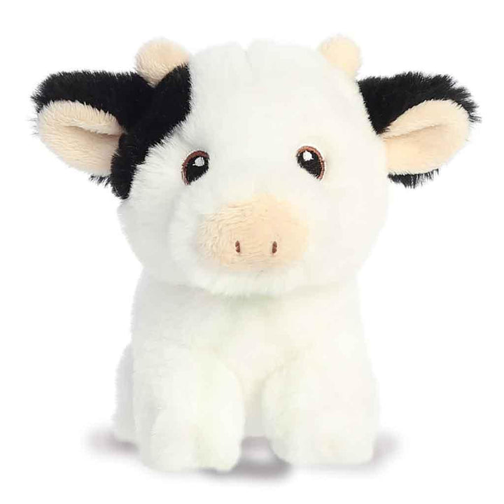 Aurora Eco Nation Recycled Plastic Mini Cow Teddy Front Picture