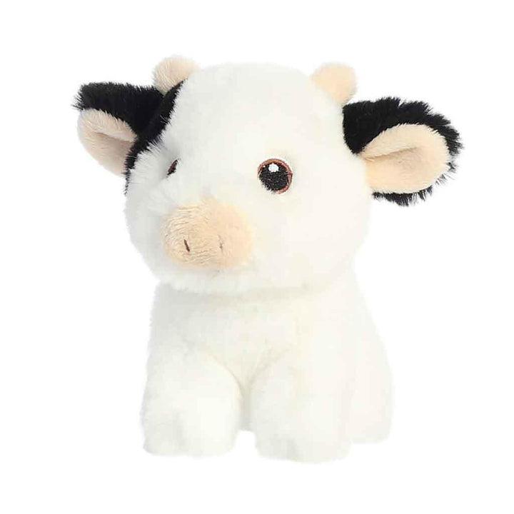 Aurora Eco Nation Recycled Plastic Mini Cow Teddy Left Picture