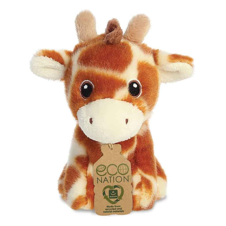 Aurora Eco Nation Recycled Plastic Mini Giraffe Teddy Main Picture