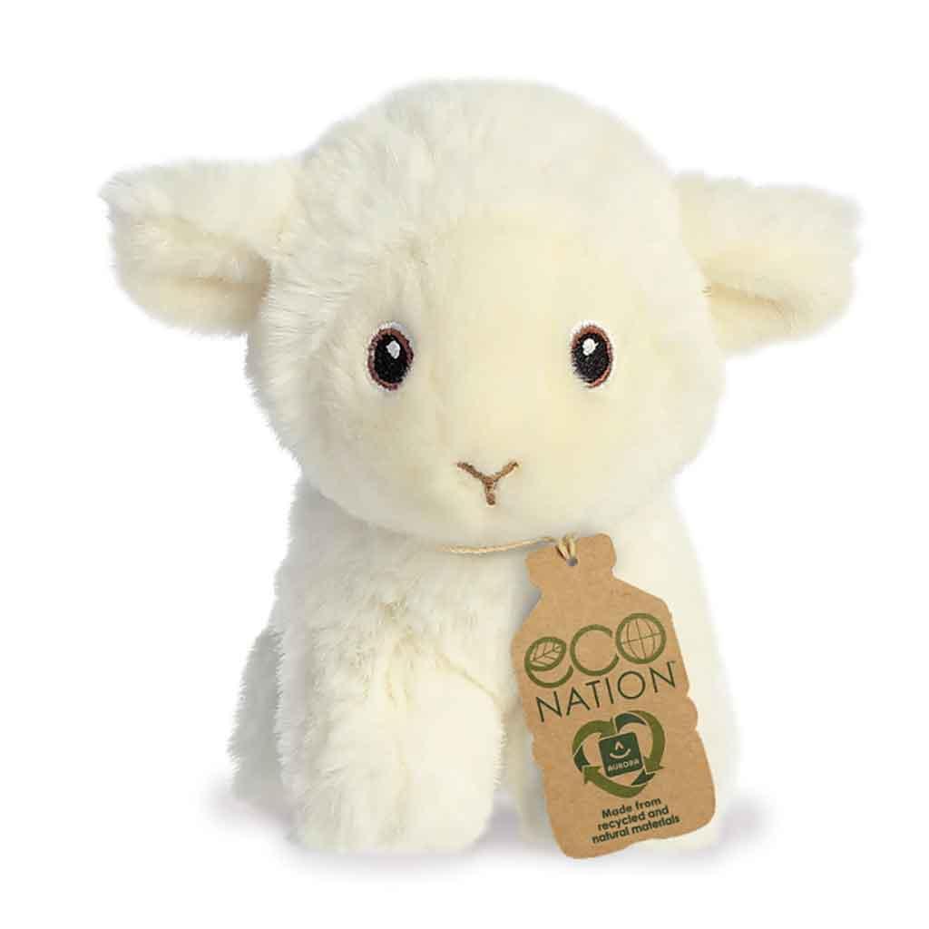 Aurora Eco Nation Recycled Plastic Mini Lamb Teddy Main Picture