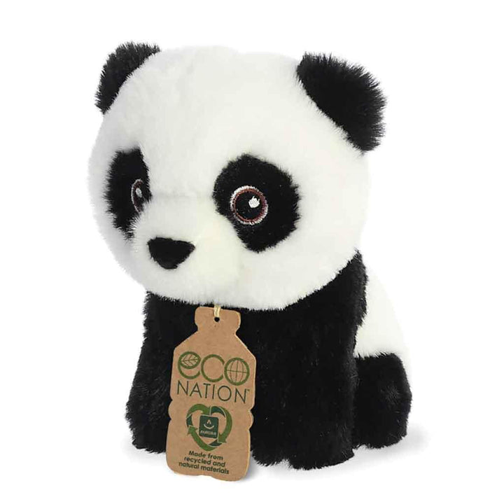 Aurora Eco Nation Recycled Plastic Mini Panda Teddy Left Picture