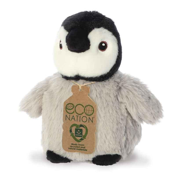 Aurora Eco Nation Recycled Plastic Mini Penguin Teddy Side Picture