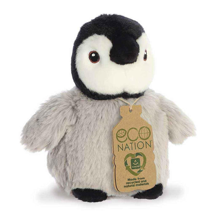 Aurora Eco Nation Recycled Plastic Mini Penguin Teddy Side Picture