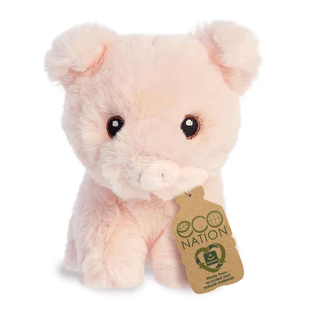 Aurora Eco Nation Recycled Plastic Mini Pig Teddy Main Picture