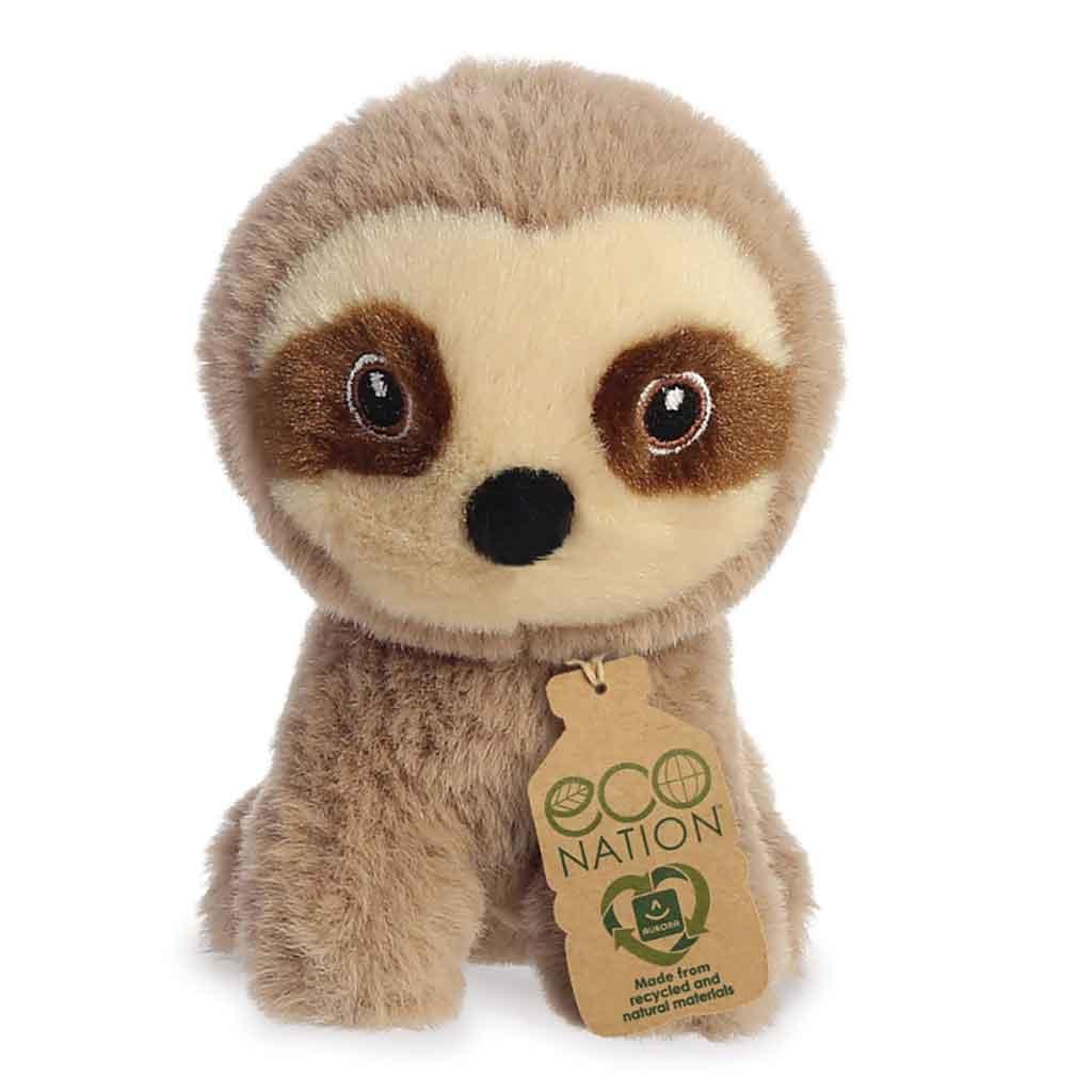 Aurora Eco Nation Recycled Plastic Mini Sloth Teddy Main Picture