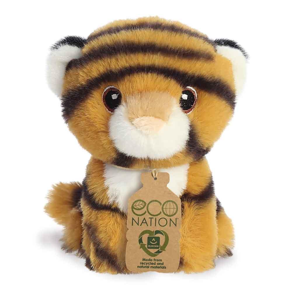 Aurora Eco Nation Recycled Plastic Mini Tiger Teddy Main Picture