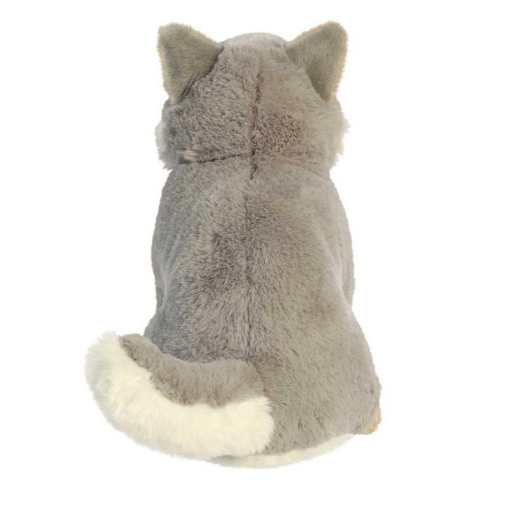 Aurora Eco Nation Recycled Plastic Wolf Teddy Back Picture