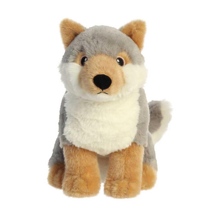 Aurora Eco Nation Recycled Plastic Wolf Teddy Front Picture