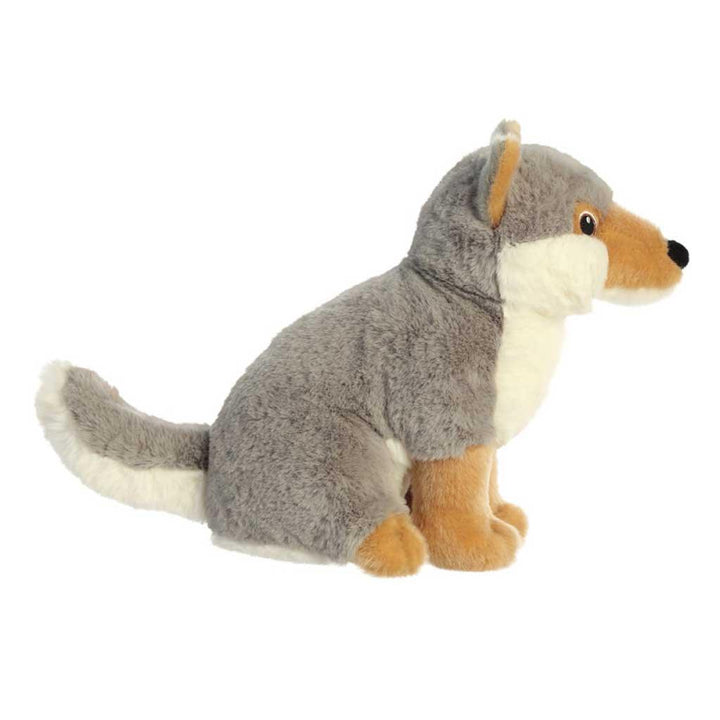 Aurora Eco Nation Recycled Plastic Wolf Teddy Side Picture