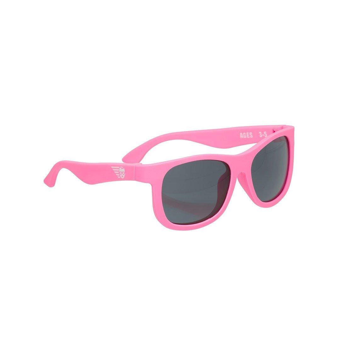 Babiators original navigator sunglasses in think pink colour side picture