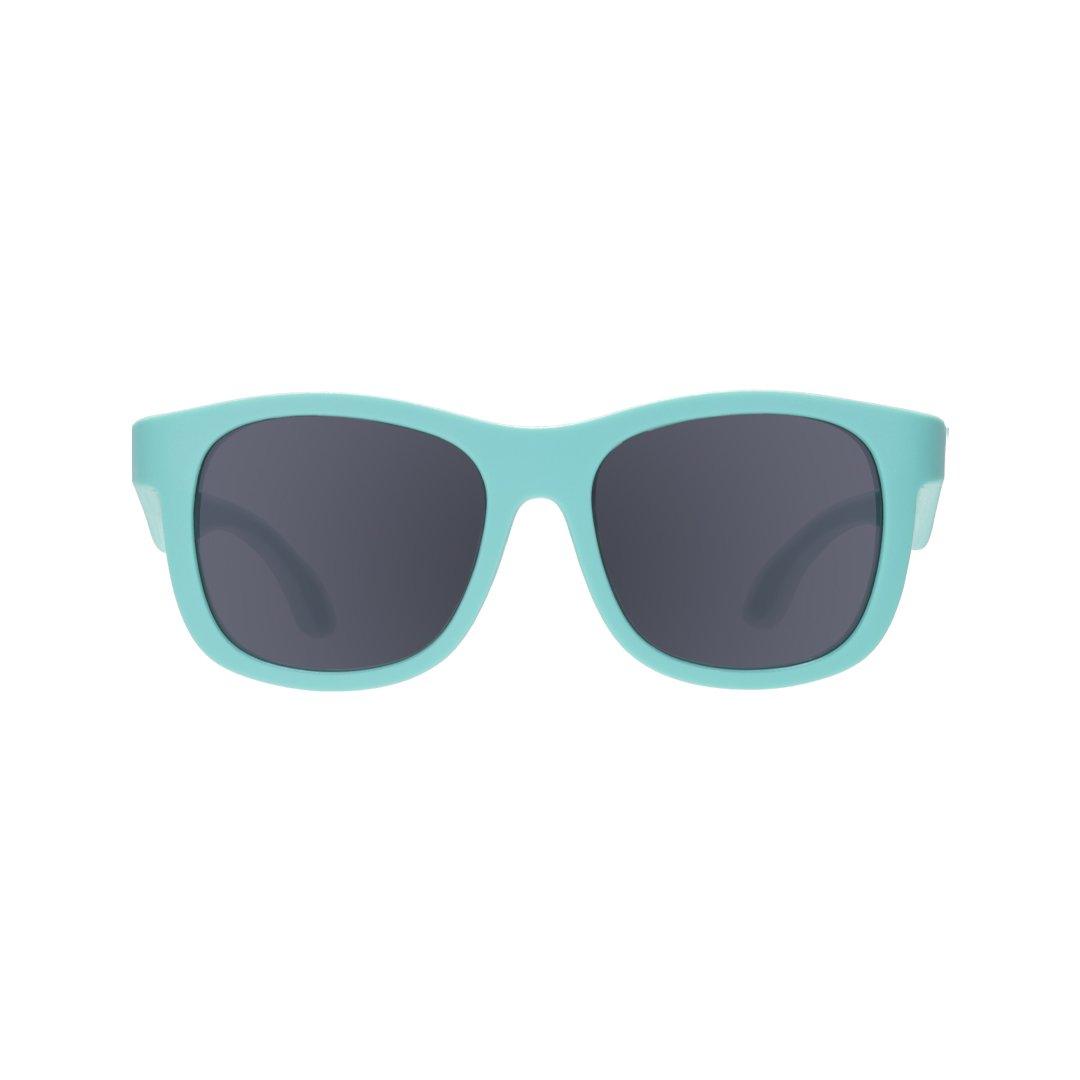 Babiators original navigator sunglasses in totally turquoise colour front picture