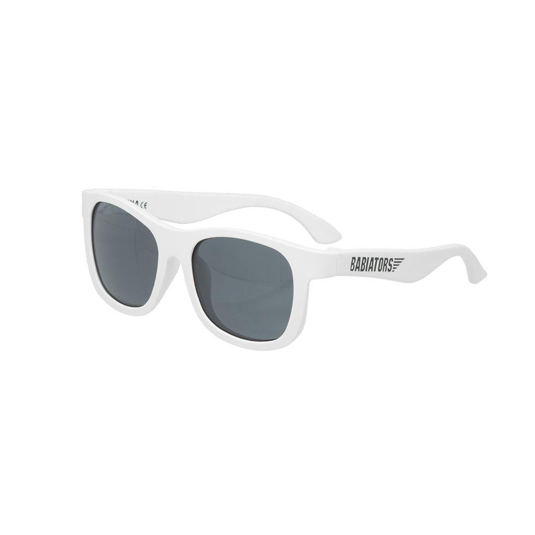 Babiators original navigator sunglasses in wicked white colour main picture