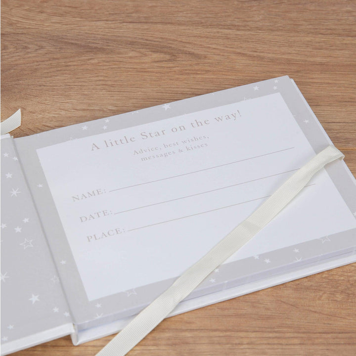 Bambino Little Star Baby Shower Guest Book Inside 1st Page Picture