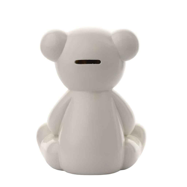 Bambino Teddy & Starts White Large Money Box Back Picture