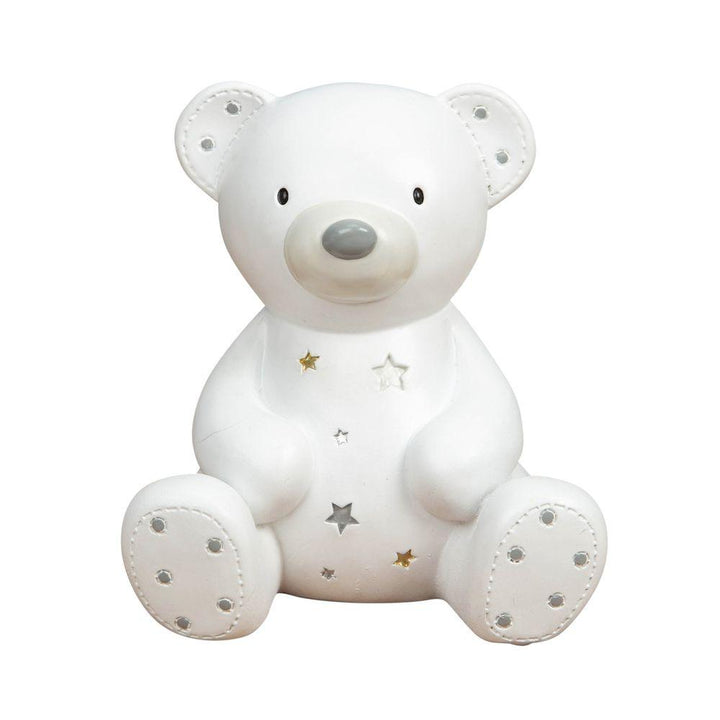 Bambino Teddy & Starts White Money Box Main Picture