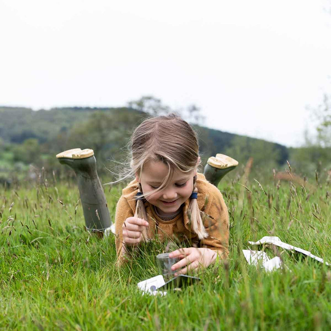 The Den Kit Company The Bug Spotter Mini Activity Kit being Played With