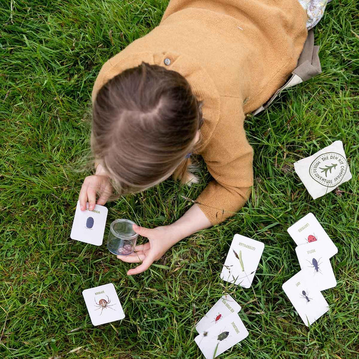 The Den Kit Company The Bug Spotter Mini Activity Kit being Played With