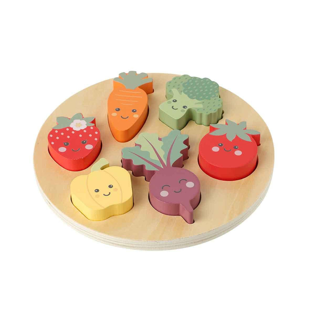 Orange Tree Toys Wooden Happy Veggies Puzzle Main Picture